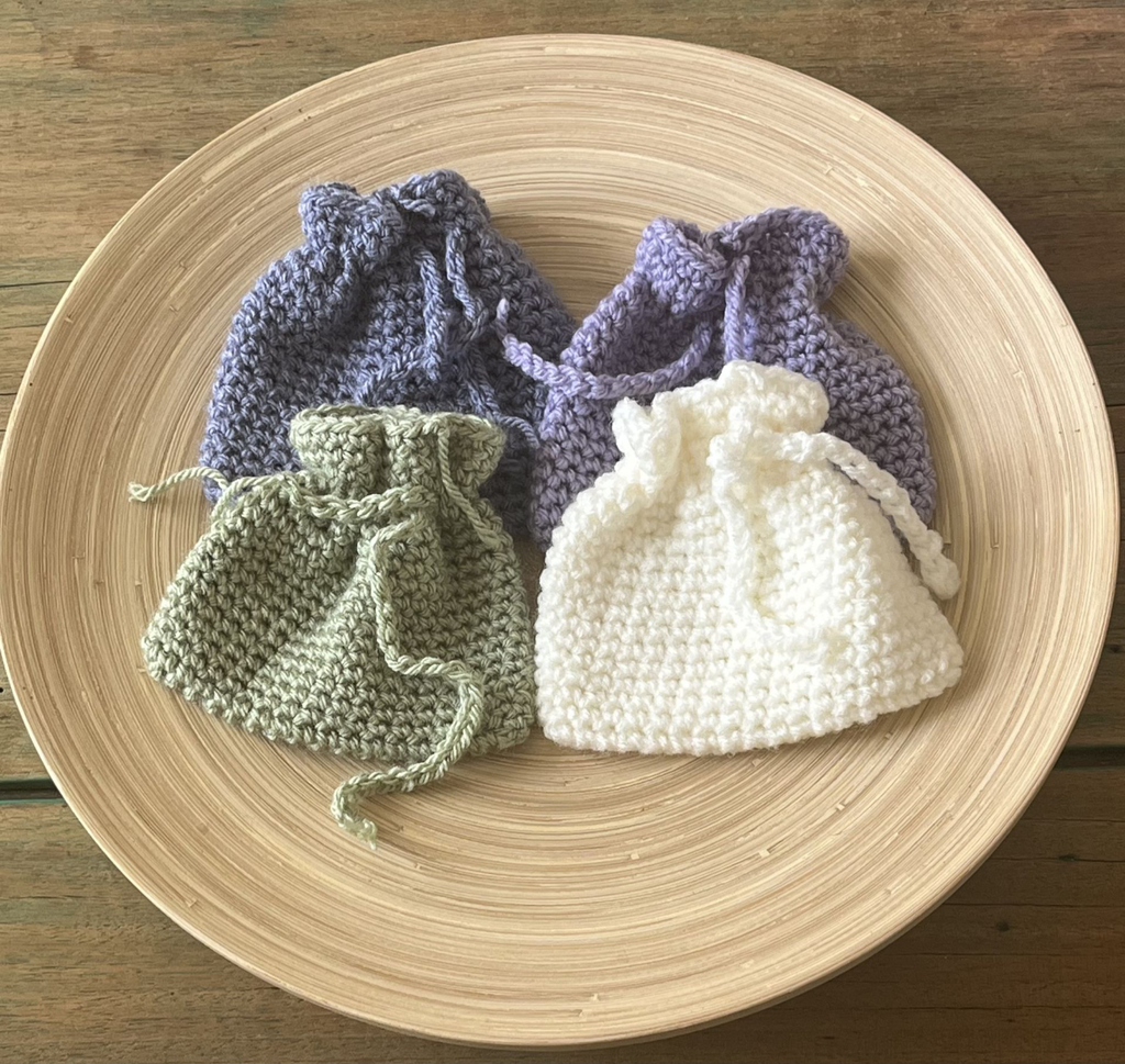 Sachets en crochet pour lavande (vide)
